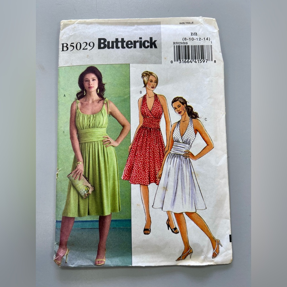 Butterick Midi Dress sewing pattern